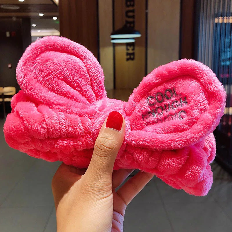 🎀 Fleece Bow Headband 🎀