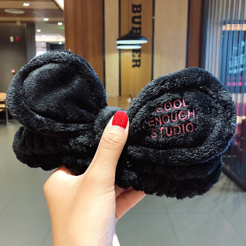 🎀 Fleece Bow Headband 🎀