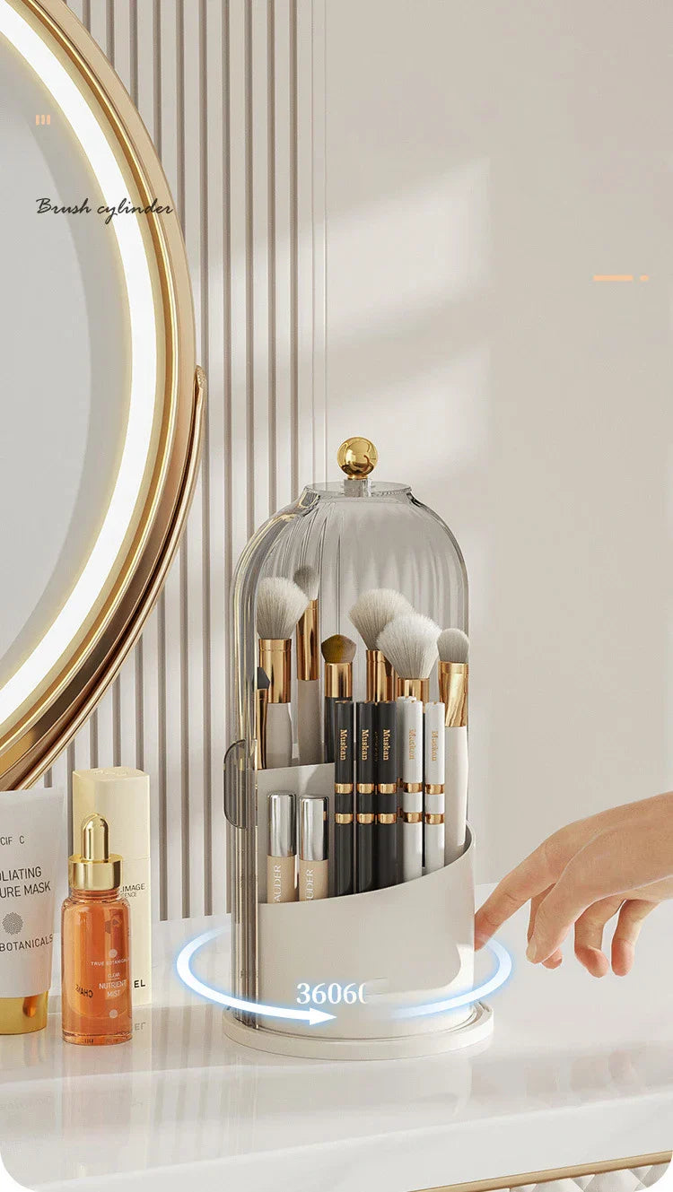 ✨ 360° Rotating Makeup Brush Holder ✨
