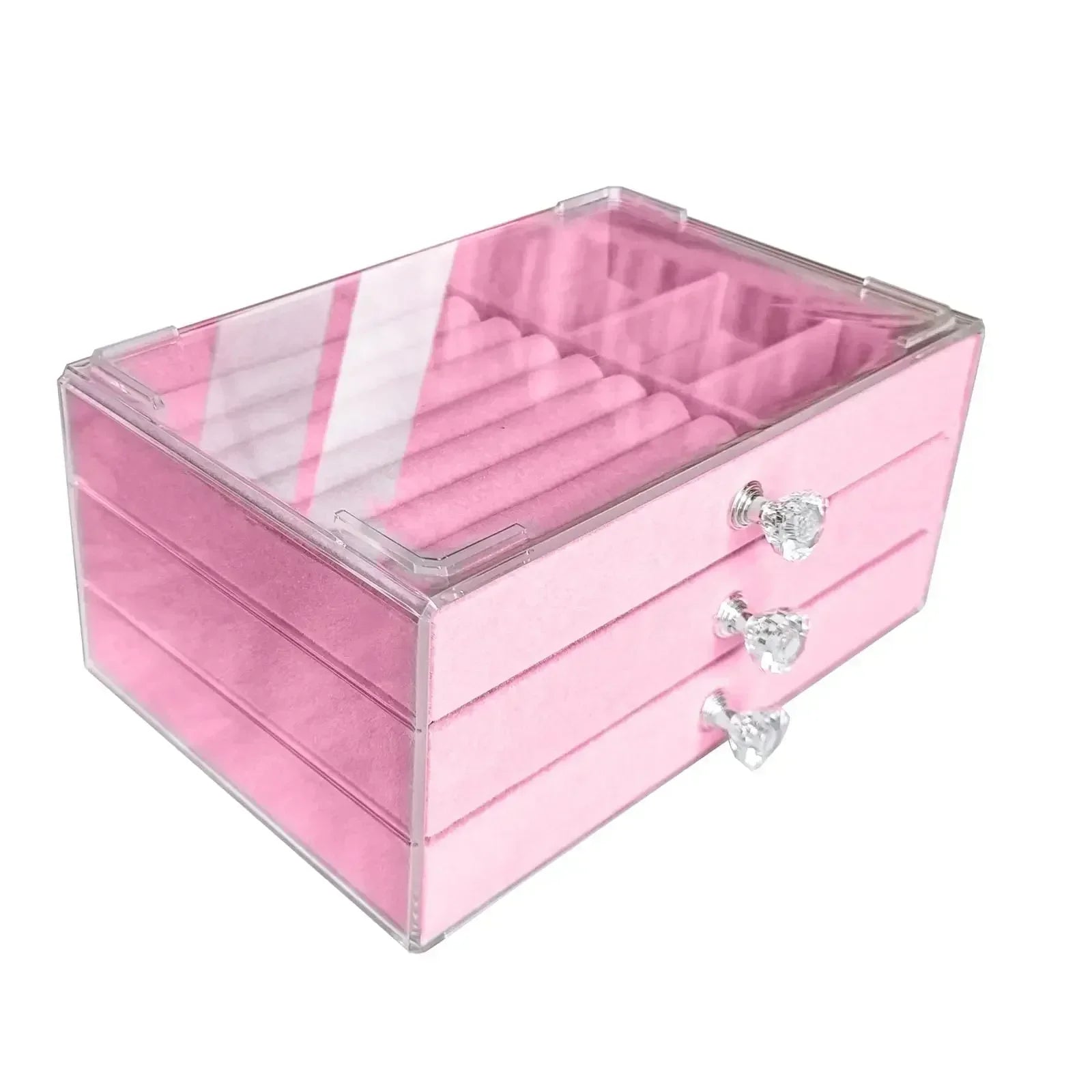 ✨ Acrylic Velvet Jewelry Organizer ✨