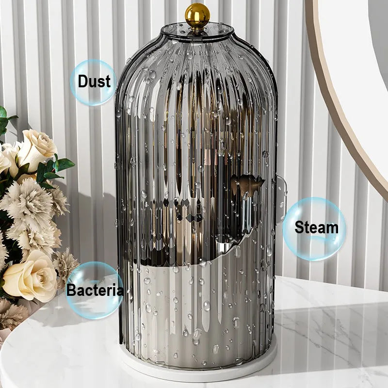 ✨ 360° Rotating Makeup Brush Holder ✨