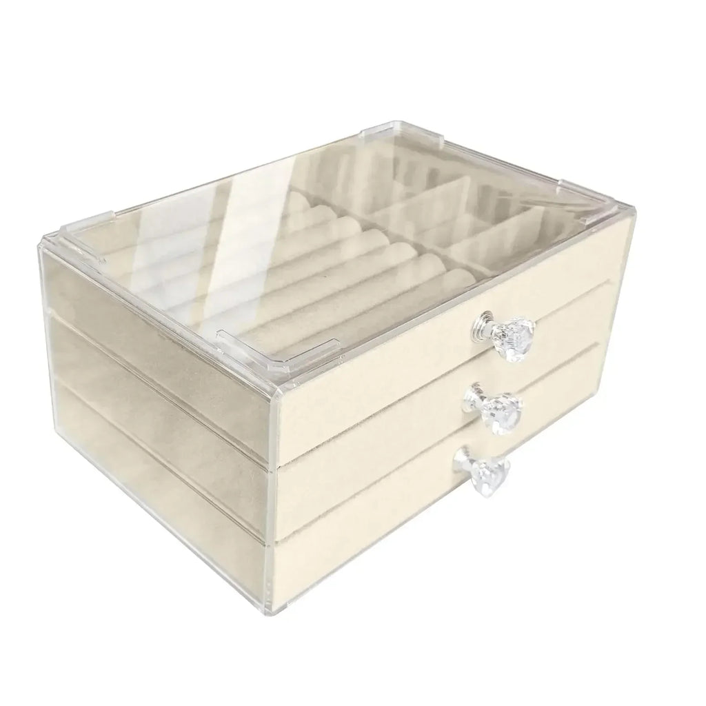✨ Acrylic Velvet Jewelry Organizer ✨
