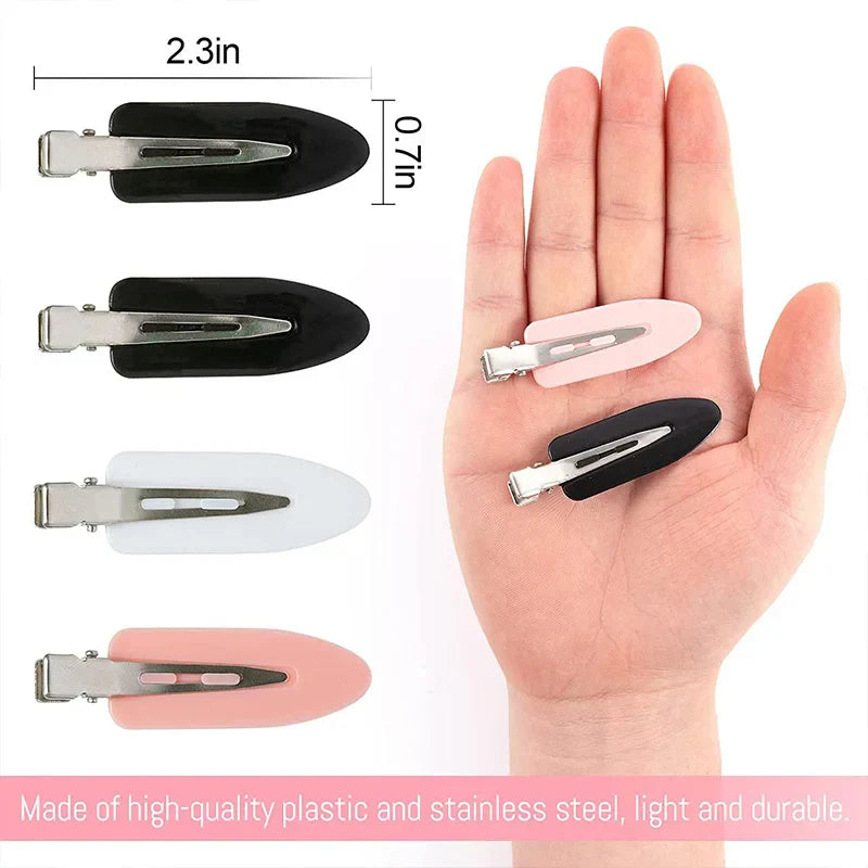 ✨ 10pcs No Crease Hair Clips – Style Without the Bend! ✨