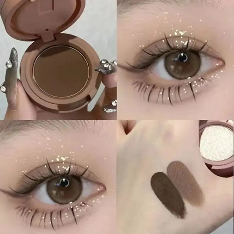 💖 Warna Cute Nude Glitter Eyeshadow Palette 💖