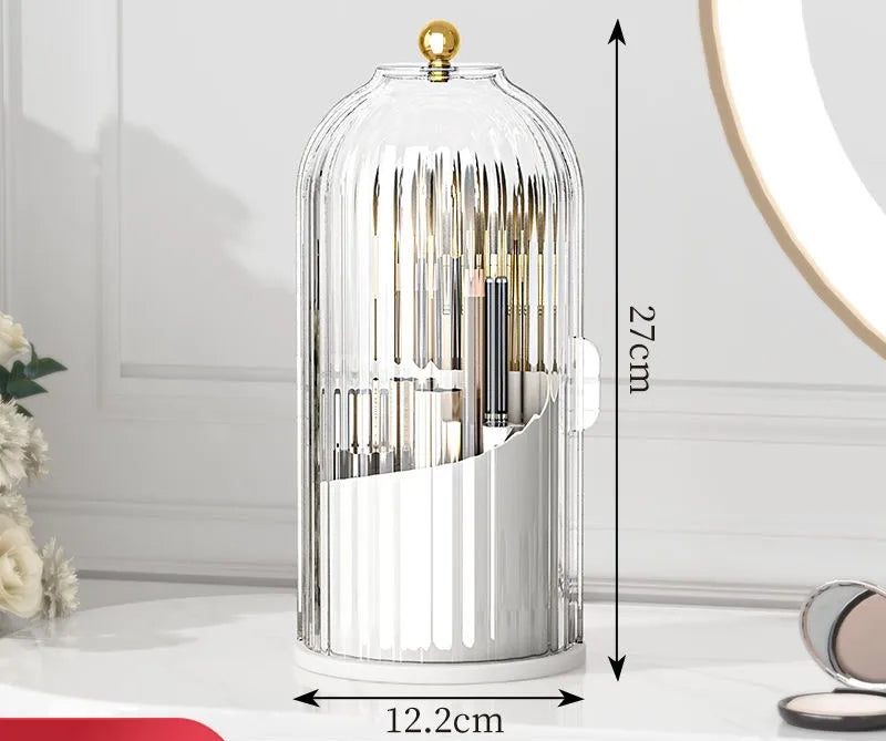 ✨ 360° Rotating Makeup Brush Holder ✨